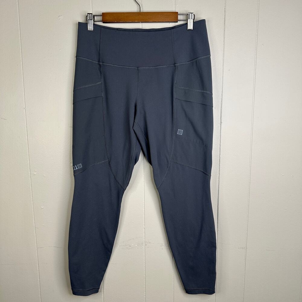 5.11 Tactical Ashima Legging Womens L Charcoal Gray Cargo Pocket Stretch Hiking